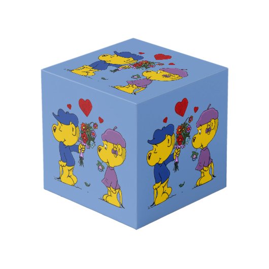 フェラルドとサーシャ・フェレット・キューブ フォトキューブ (正面アングル)