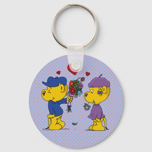 フェラルドとサーシャ・フェレット キーホルダー (正面)