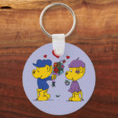 フェラルドとサーシャ・フェレット キーホルダー (正面)