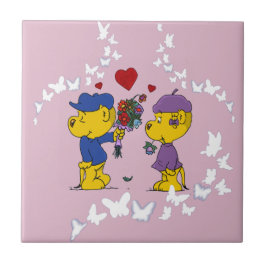 フェラルドとサーシャ・フェレット タイル