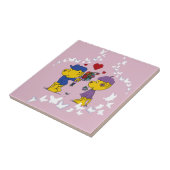 フェラルドとサーシャ・フェレット タイル (側面)