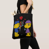 フェラルドとサーシャ・フェレット トートバッグ (クローズアップ)