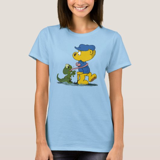 フェラルドとベビーのトカゲTシャツ Tシャツ (正面)