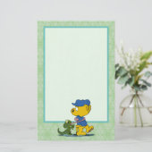 フェラルドとベビーリザード文房具 便箋 (スタンド正面)