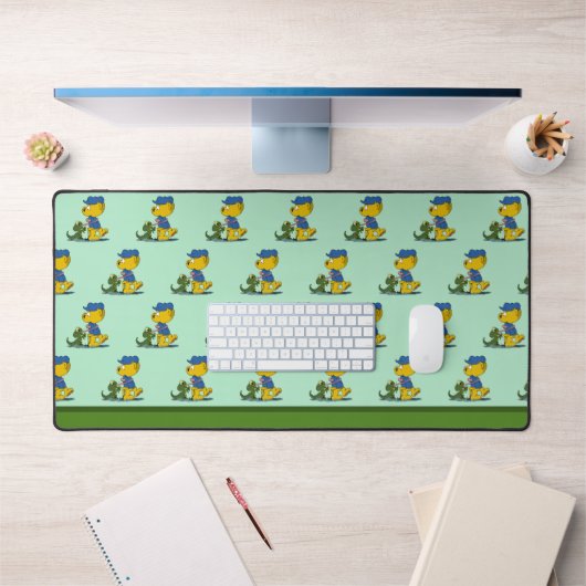 フェラルドとベビー・リザード |お子様 デスクマット (オフィス1)