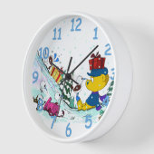 フェラルドとボビエズ 壁時計 (傾斜)