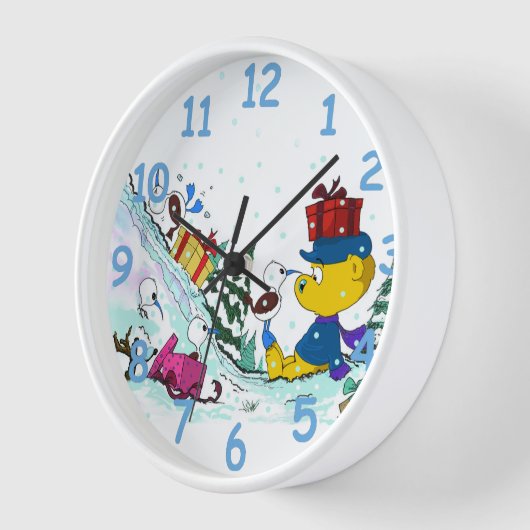 フェラルドとボビエズ 壁時計 (傾斜)