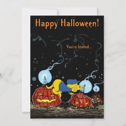 フェラルドとロッテン・パンプキンズ 招待状 (正面)