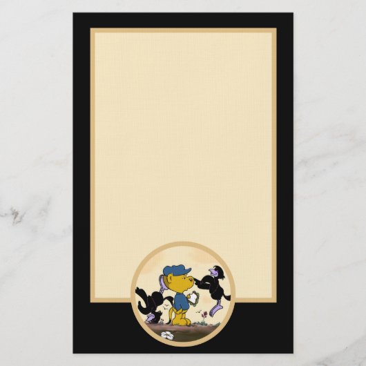 フェラルドと厄介なカラス文房具 便箋 (正面)