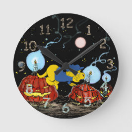 フェラルドと腐ったカボチャの丸時計 ラウンド壁時計