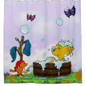 フェラルドのバブルバスシャワーカーテン シャワーカーテン (正面)