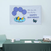 フェラルドのピローバルーン誕生日 横断幕 (トレードショー)