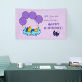 フェラルドのピローバルーン誕生日 横断幕 (トレードショー)