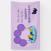 フェラルドのピローバルーン誕生日 横断幕 (縦)