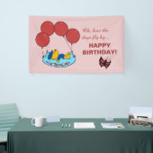 フェラルドのピローバルーン誕生日 横断幕 (トレードショー)