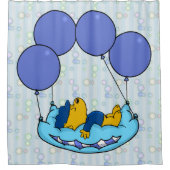 フェラルドのピローバルーン シャワーカーテン (正面)