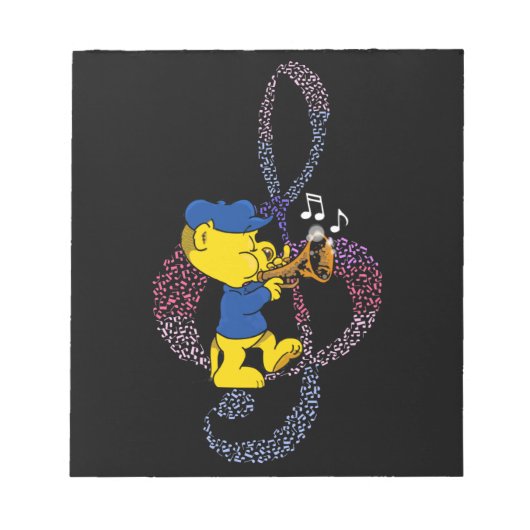 フェラルドのミュージカルルンプス!メモ帳 ノートパッド (正面)