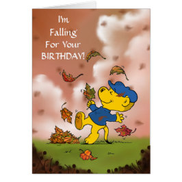 フェラルドの紅葉誕生日カード