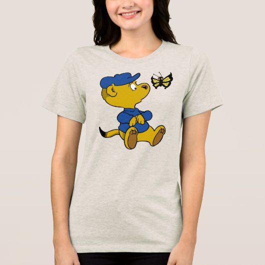 フェラルドの蝶の黄色 トライブレンドTシャツ (正面)