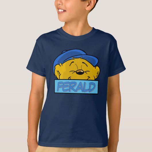 フェラルドの顔と名前 Tシャツ (正面)