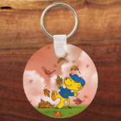 フェラルドは紅葉の中で キーホルダー (裏面)