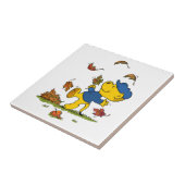 フェラルドは紅葉の中で タイル (側面)