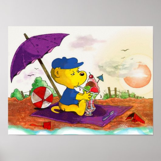 フェラルドアイスクリームビーチディライト ポスター (正面)