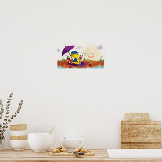 フェラルドアイスクリームビーチディライト ポスター (キッチン)