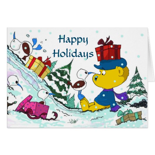 フェラルドクリスマスホリデーカード (正面横)