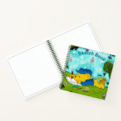 フェラルドスケッチ |キッズスケッチブック ノートブック (内部)