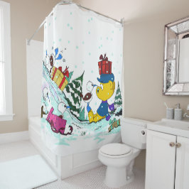 フェラルドホリデイ シャワーカーテン