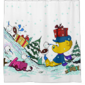 フェラルドホリデイ シャワーカーテン (正面)