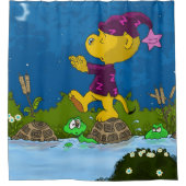 フェラルド夢遊病 シャワーカーテン (正面)