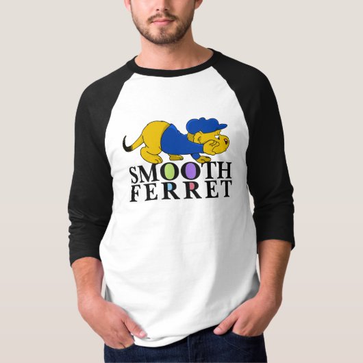 フェラルド |なめらかなフェレット Tシャツ (正面)