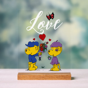 フェラルド&サーシャフェレット アクリルサイン