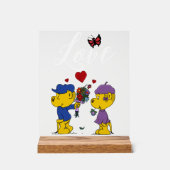 フェラルド&サーシャフェレット アクリルサイン (正面)