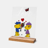 フェラルド&サーシャフェレット アクリルサイン (傾斜)