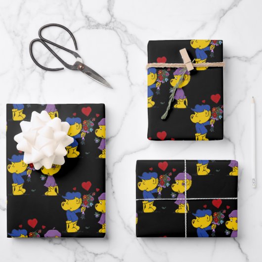 フェラルド&サーシャフェレーラッピング紙シート ラッピングペーパーシート (正面)