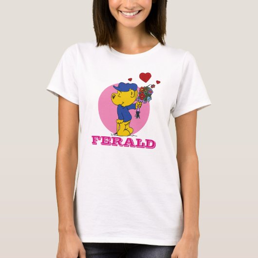 フェラルド |ハートと花Tシャツ Tシャツ (正面)