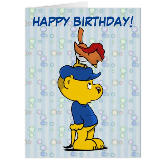 フェラルド&バージー誕生日カード (正面)