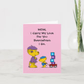 フェラルド |母の日のグリーティングカード カード (正面)