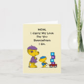 フェラルド |母の日のグリーティングカード カード (正面)