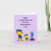 フェラルド |父の日のグリーティングカード カード (正面)