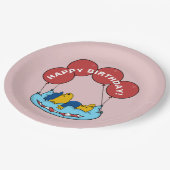 フェラルド |誕生日バルーン ペーパープレート (アングル)