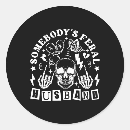 フェラル夫の父の日 ラウンドシール (正面)