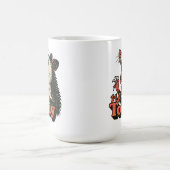 フェラル怒ポッサムNot Todayタイポグラフィ コーヒーマグカップ (中央)