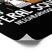 フェラル・スクワッド・ネイバーズ・ウォッチフェラル・キャットの採用 ポスター (角)