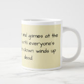 フェラル・リー・フおもしろいレークショーのジャンボマグ ジャンボコーヒーマグカップ (右)