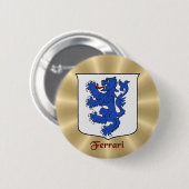 フェラーリヒストリカルシールドオンゴールデン日が差すこと 缶バッジ (正面&裏面)