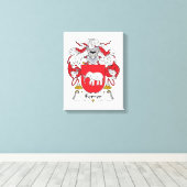 フェラー家紋 キャンバスプリント (インサイチュ (ウッドフロア))